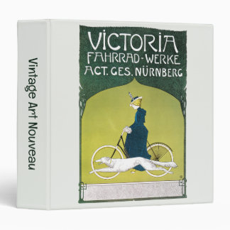 Vintage Art Nouveau, Victoria Fahrrad Werke, Rehm Binder