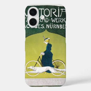 Vintage Art Nouveau, Victoria Fahrrad Werke, Rehm iPhone 16 Case