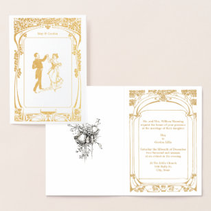 Art Nouveau Invitation Template 3