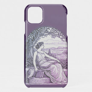 Vintage Art Nouveau Woman Reading Under Tree iPhone 11 Case