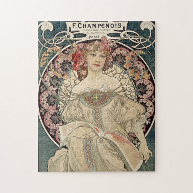 Vintage Art of Artist Alphonse Mucha Jigsaw Puzzle (Vertical)