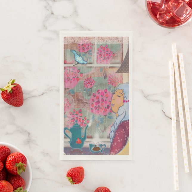 Vintage Art Paper Napkins  (Insitu)