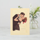 Vintage Art ~ Romantic Enraptured Couple (Standing Front)