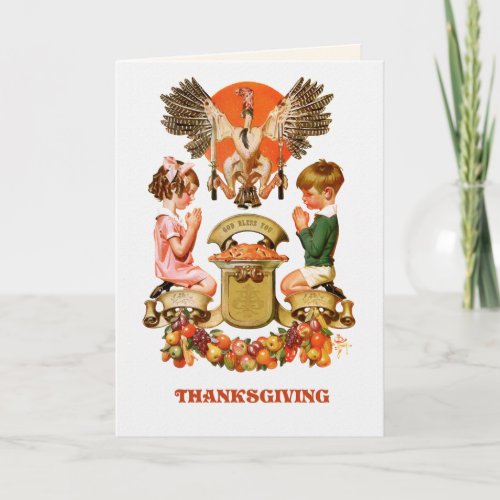 Vintage Art Thanksgiving Greeting Cards