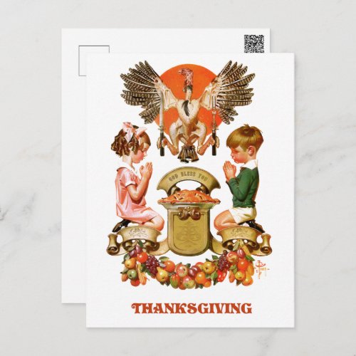 Vintage Art Thanksgiving Postcards