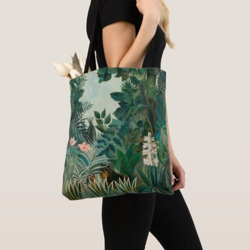 Vintage Art The Equatorial Jungle 1909 Tote Bag