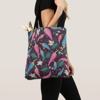 Vintage Art Tote Bag Pepper Pattern