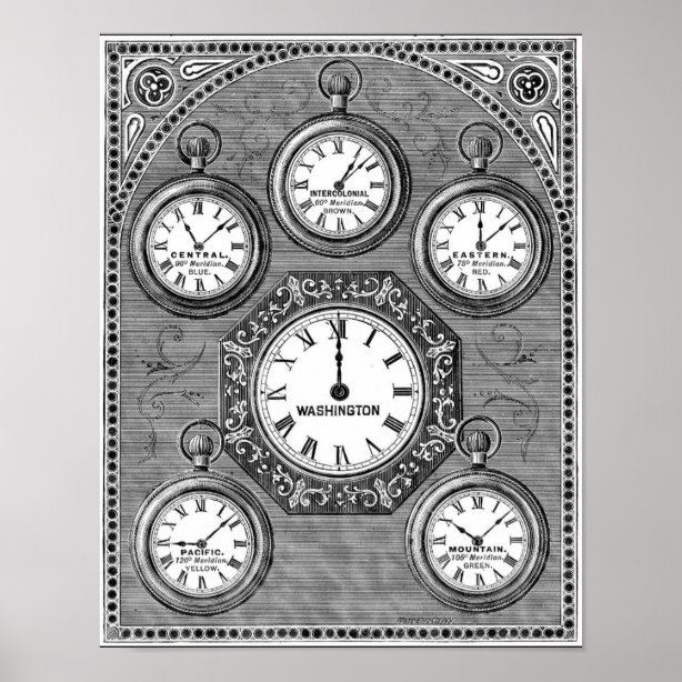 Wall Clock Posters & Photo Prints Zazzle