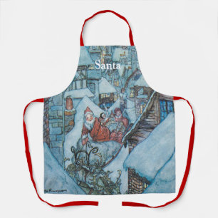 Vintage Arthur Rackham Christmas  Apron