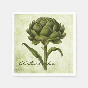 Vintage Artichoke Paper Napkins