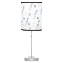 Vintage Artistic Snychro Swimmers Blue Pattern