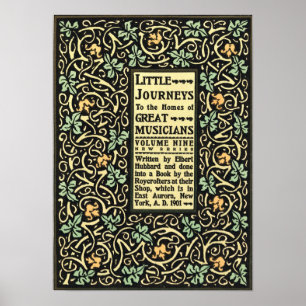 Vintage Arts And Crafts Roycrofters Cover Poster