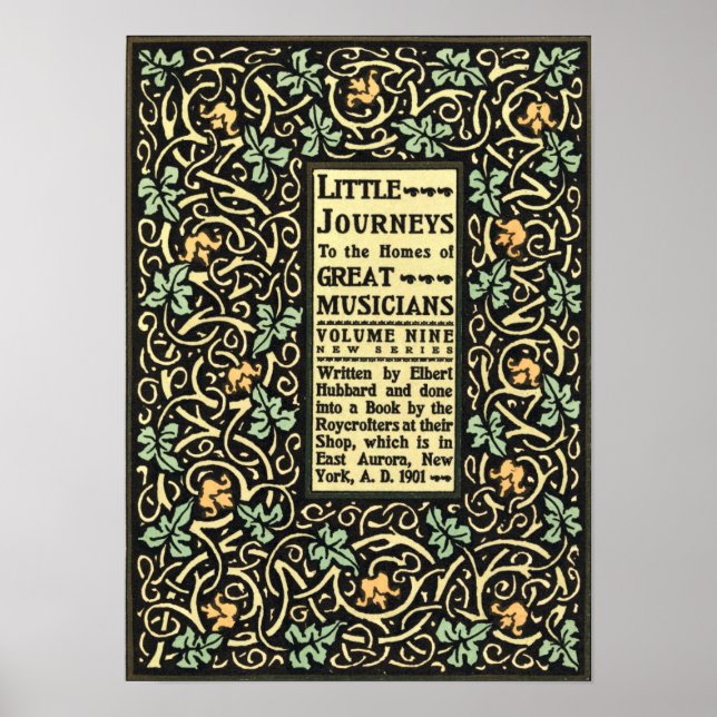 Vintage Arts And Crafts Roycrofters Cover Poster (Front)