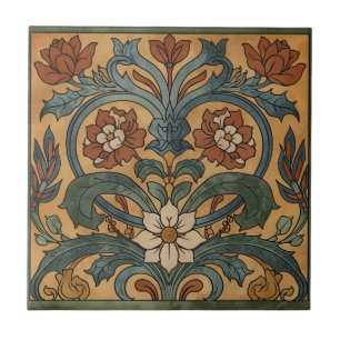 Vintage Arts & Crafts Craftsman, Mission Style  Ceramic Tile