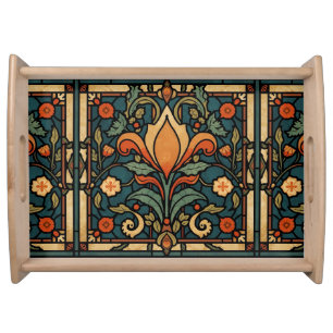 Vintage Arts & Crafts Craftsman, Mission Style Serving Tray