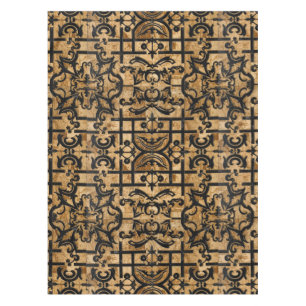 Vintage Arts & Crafts Craftsman, Mission Style Tablecloth