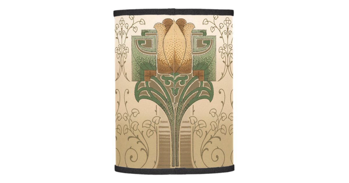 Vintage Arts Crafts Or Mission Style Frieze Lamp Shade Zazzle Com Mission Style Frieze Lamp Shade, Mission Style Lamp Shade Patterns
