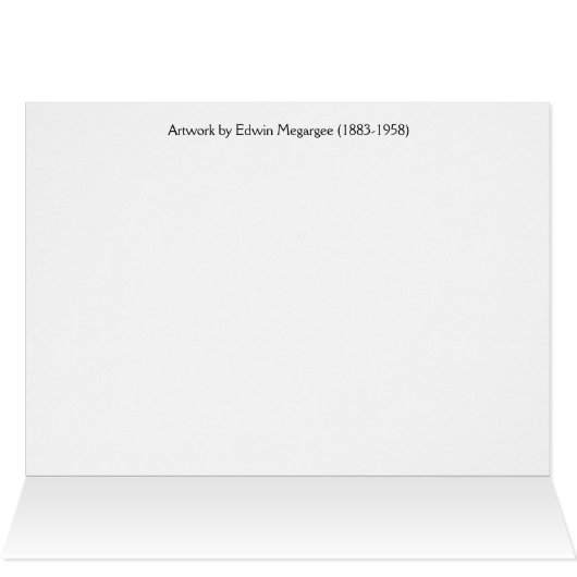 Vintage Artwork - Bloodhound Dog, (Inside Horizontal (Top))