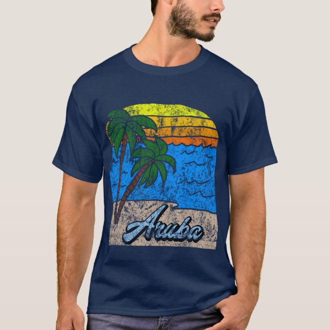 Vintage Aruba Graphic T-Shirt (Front)