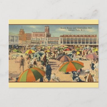 Vintage Asbury Park Postcard by RetroMagicShop at Zazzle
