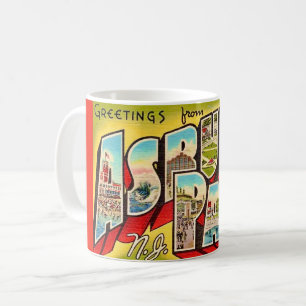 Vintage Asbury Park Postcard Mug