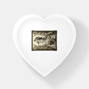 Vintage Ascension Angel Engraving Vector Art_1 Paperweight
