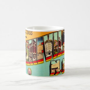 Vintage Asheville NC Postcard Coffee Mug