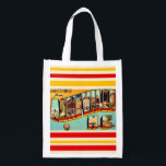 Vintage Asheville NC Reusable Bag<br><div class="desc">A wonderful vintage postcard greeting from Asheville,  North Carolina repurposed! The reusable bag is great to slip a gift in,  wonderful for groceries and works for books,  to the beach or anywhere!</div>