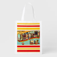 Vintage Asheville NC Reusable Bag