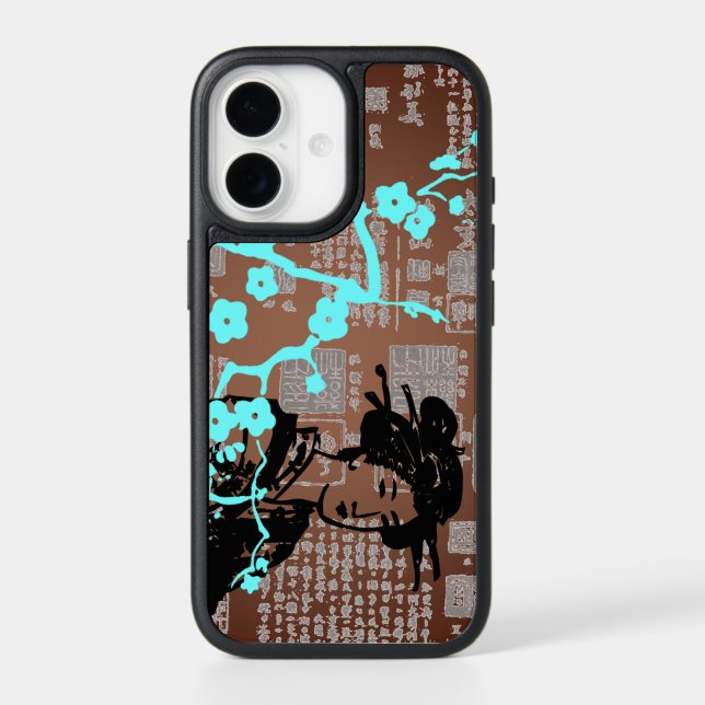 Vintage Asian Collage OtterBox iPhone Case (Back)