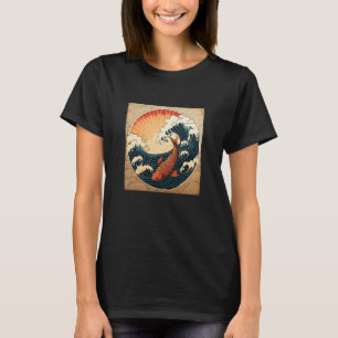 Vintage Asian Japanese Koi Carp Nishikigoi Koi Fis T-Shirt