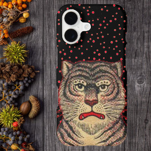 Vintage Asian Striped Fierce Tiger iPhone 17 Case
