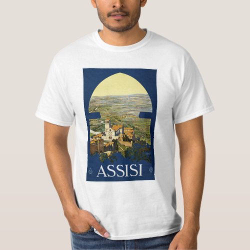 Vintage Assisi Italy clothing T_Shirt