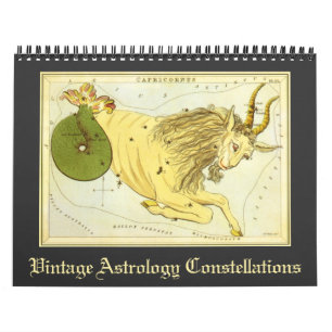 Vintage Astrology Constellations Star Charts Calendar