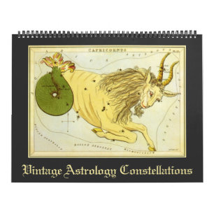 Vintage Astrology Constellations Star Charts Calendar