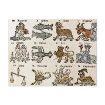 Vintage Astrology Zodiac Signs Art