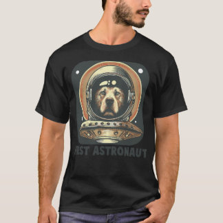 Vintage Astronaut Dog T-Shirt