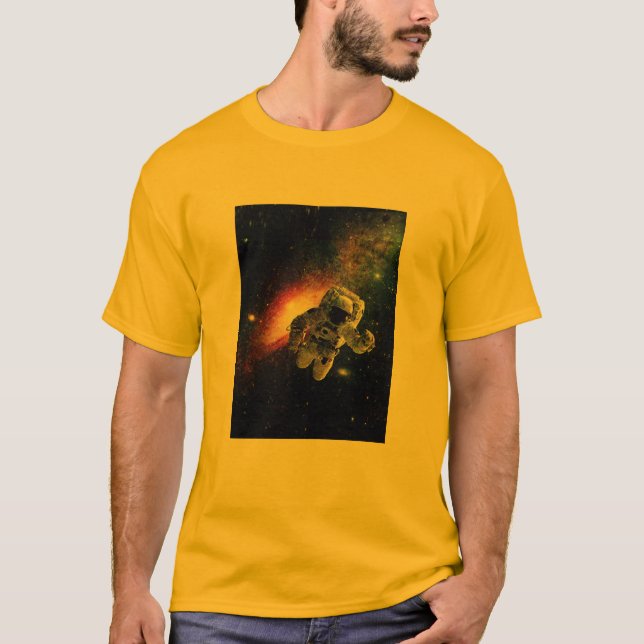 vintage astronaut shirt space geek t-shirt design (Front)