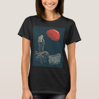 Vintage Astronaut Space Planet T-Shirt