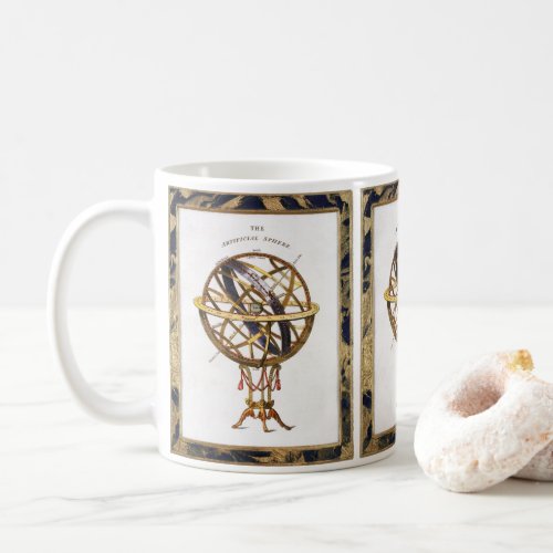 Vintage Astronomy Artificial or Armillary Sphere Coffee Mug