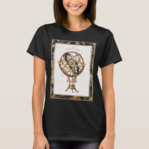 Vintage Astronomy Artificial or Armillary Sphere T_Shirt