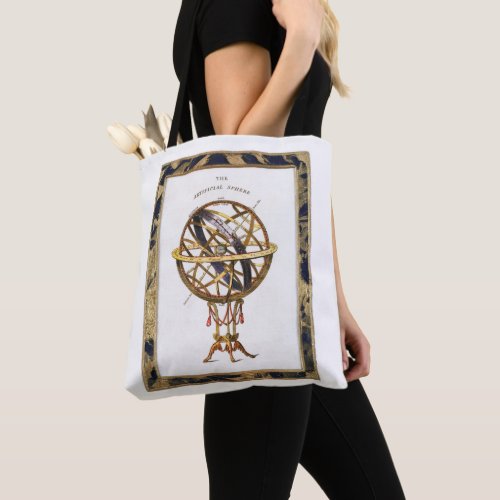 Vintage Astronomy Artificial or Armillary Sphere Tote Bag