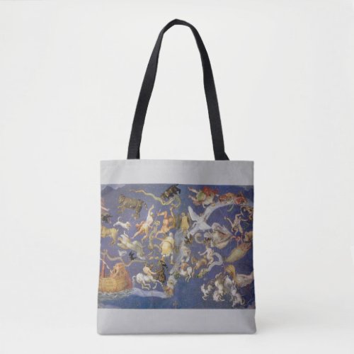 Vintage Astronomy Celestial Constellations Fresco Tote Bag