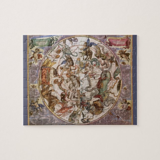 Vintage Astronomy, Constellations of Southern Sky Jigsaw Puzzle (Horizontal)