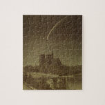 Vintage Astronomy, Donati Comet over Paris, 1858 Jigsaw Puzzle