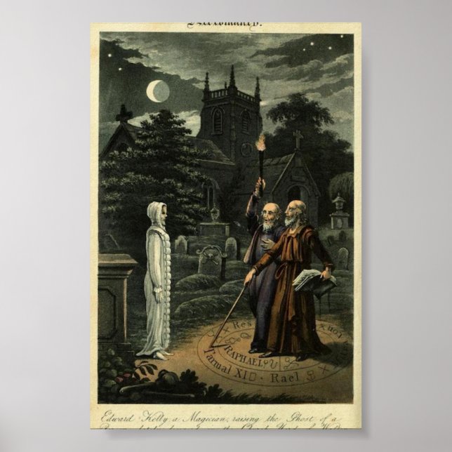 Vintage Astronomy Illustration Poster (Front)