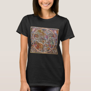 Vintage Astronomy, Map of Christian Constellations T-Shirt