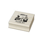 Vintage Athens Greece Travel Napkins – Parthenon Rubber Stamp