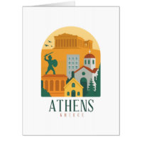 Vintage Athens Greece Travel – Parthenon