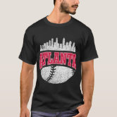 Vintage Atlanta Baseball Retro City Skyline Unisex T-shirt 